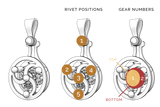 Celtic Continuum 4 & Gears | Gearing Pendant