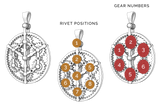 Sunrise | Articulating Planetary Gear Pendant