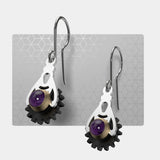 Bee Bum | Drop Earrings with Gear