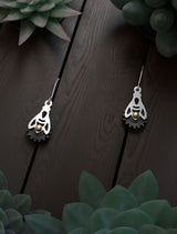 Bee Bum | Drop Earrings with Gear