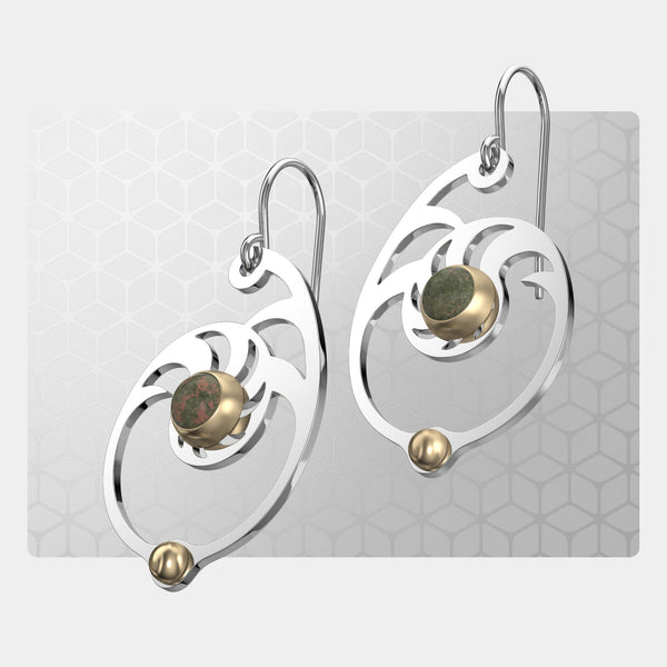 Fibonacci 2 | Drop Earrings