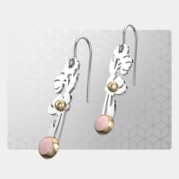 Pressed Flowers | Drop Earrings