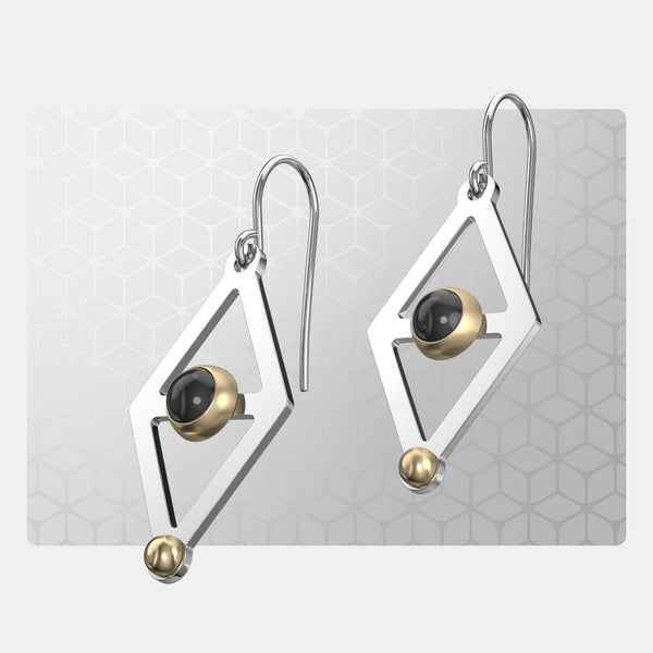 Stacking Triangles | Drop Earrings