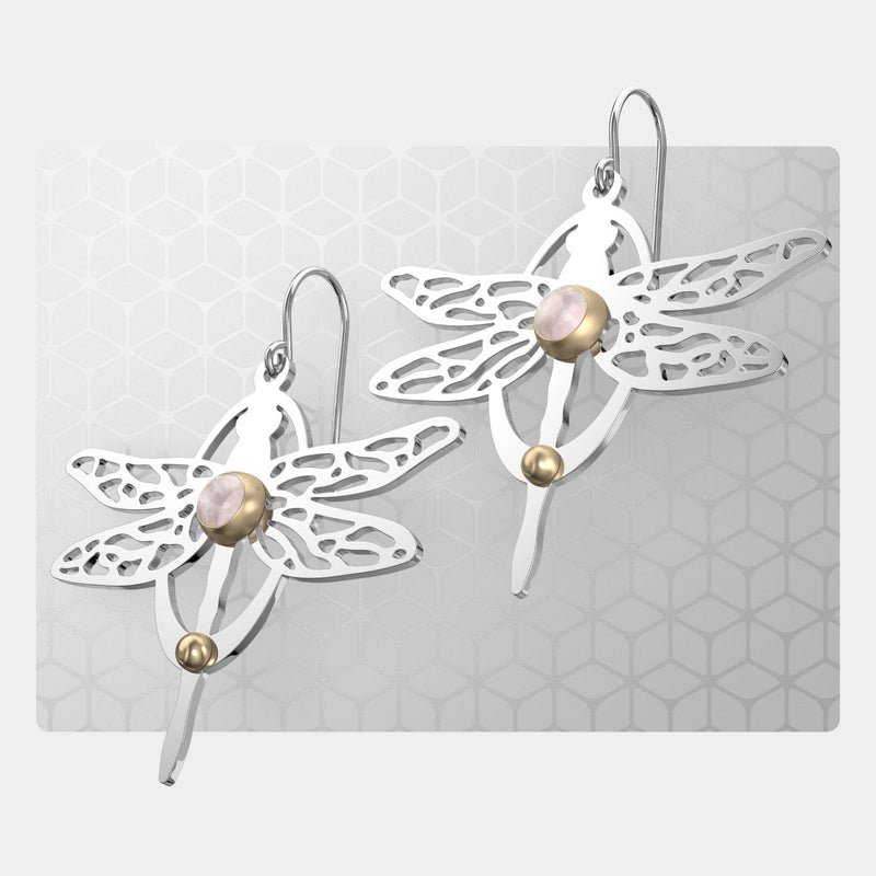 Dragonfly | Drop Earrings