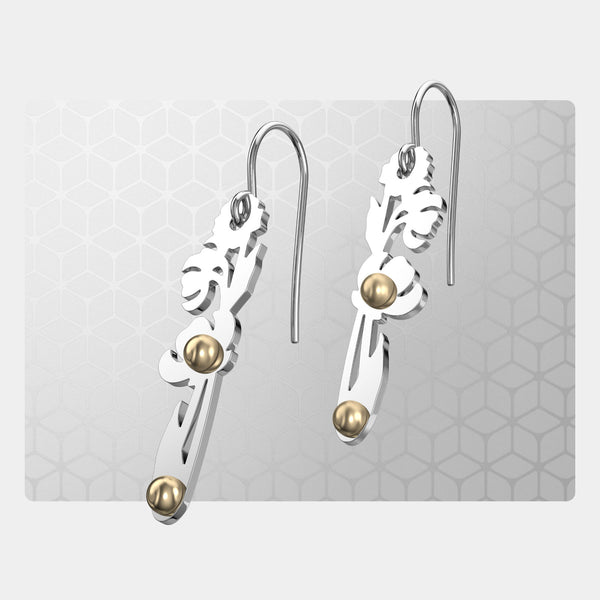 Pressed Flowers | Drop Earrings