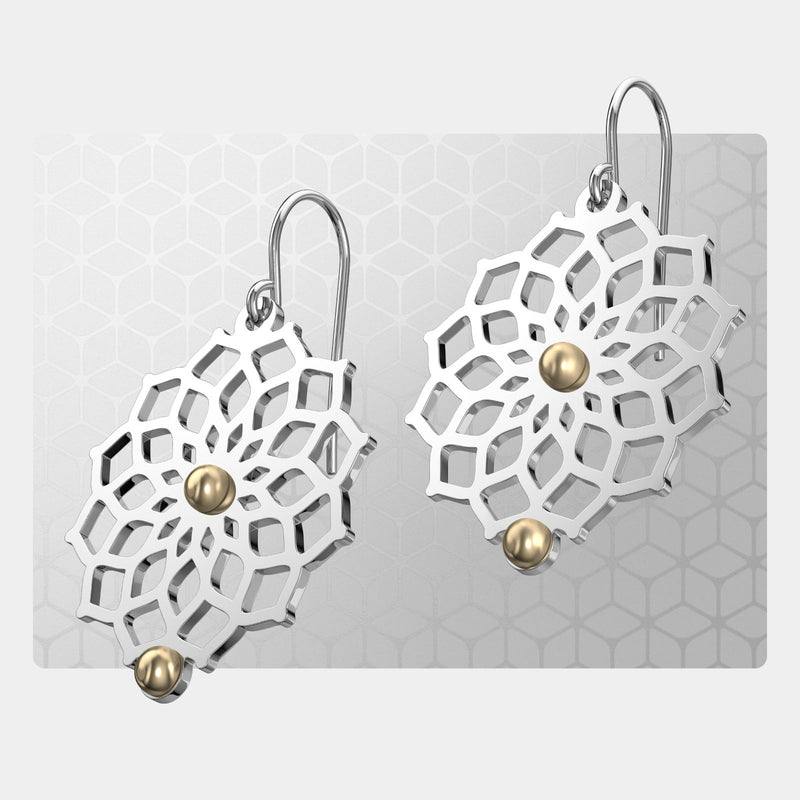 Sacred Geometry | Drop Earrings